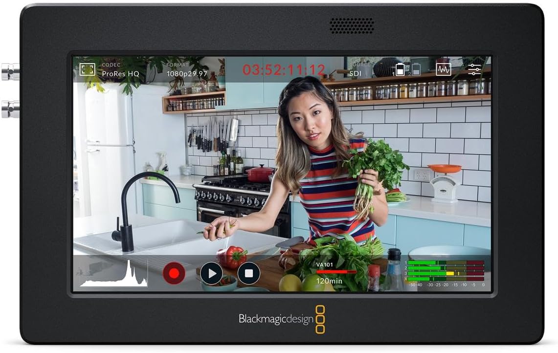 Blackmagic Design Video Assist 5'' 3G Portable Monitor, Recorder, Scope, and Viewfinder