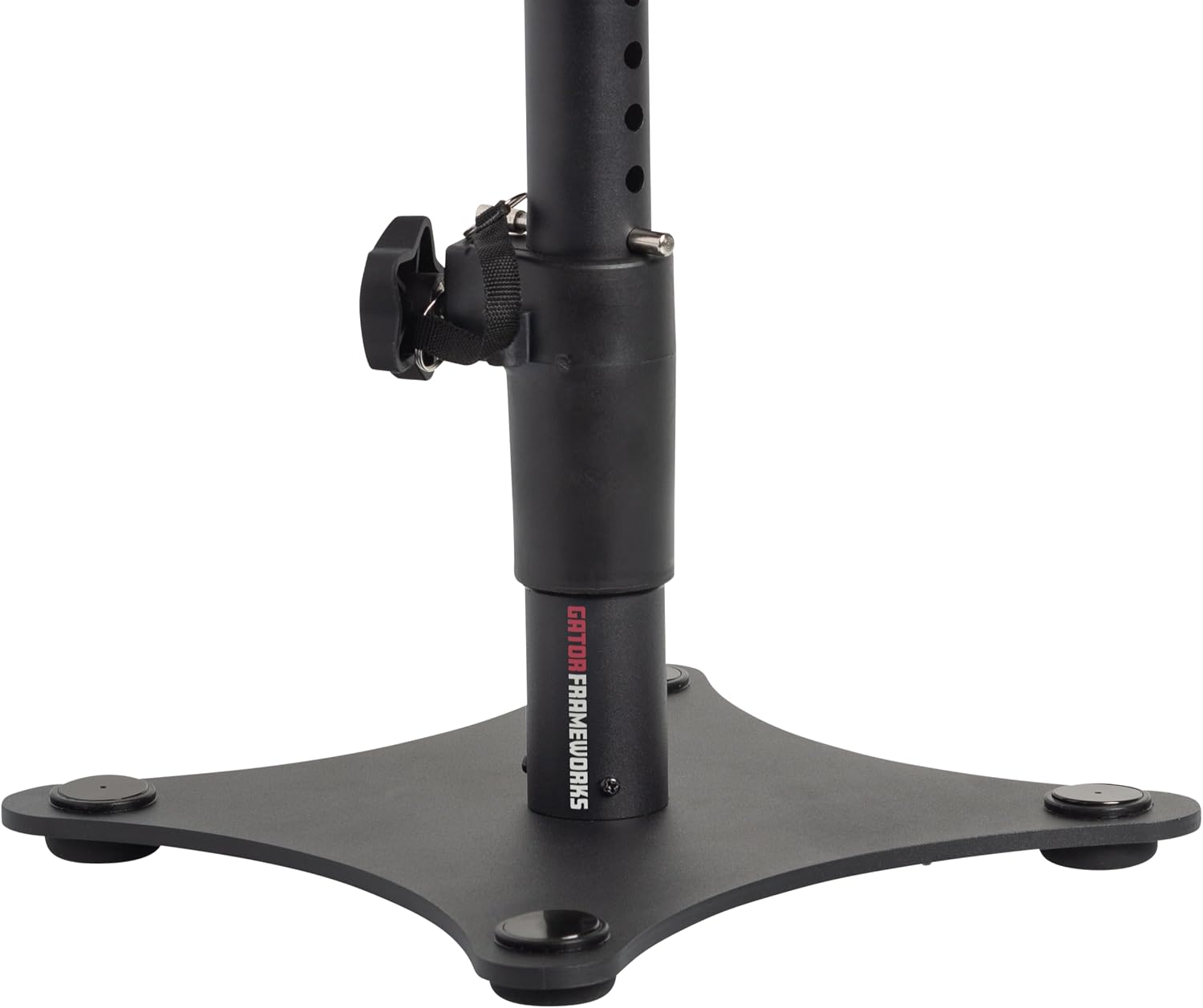 Gator Frameworks Desktop Studio Monitor and Speaker Stands with EVA Foam Padded Surface, Angle Adjustable from 0° to 15° – Set of 2 (GFWSPKSTMNDSK)