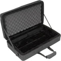SKB 21'x11' Foot Controller Soft Case Padded Bag, Rigid Foam Frame, Shoulder Strap and Double Zippers for DJ Controllers & Small MIDI Keyboards, Black