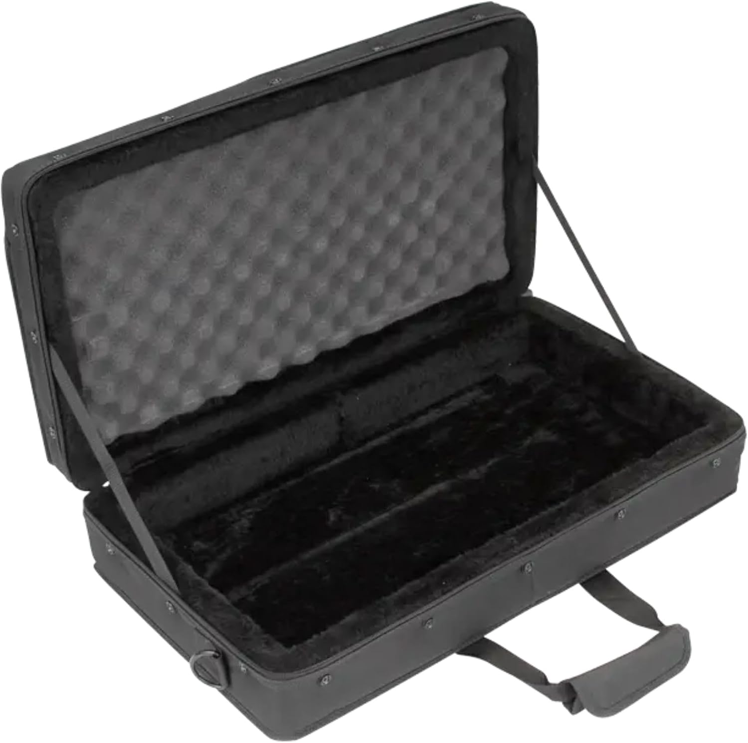 SKB 21'x11' Foot Controller Soft Case Padded Bag, Rigid Foam Frame, Shoulder Strap and Double Zippers for DJ Controllers & Small MIDI Keyboards, Black