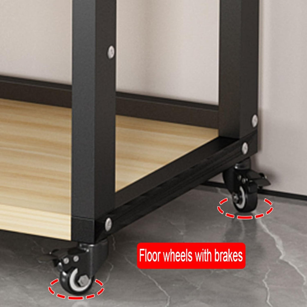 5/6/7/8 Tier Furniture Media Stand DVD CD Player Stand Audio Rack Power Amplifier Equipment Cabinet with Height Adjustable Wooden Shelf Multifunctional Storage Shelves