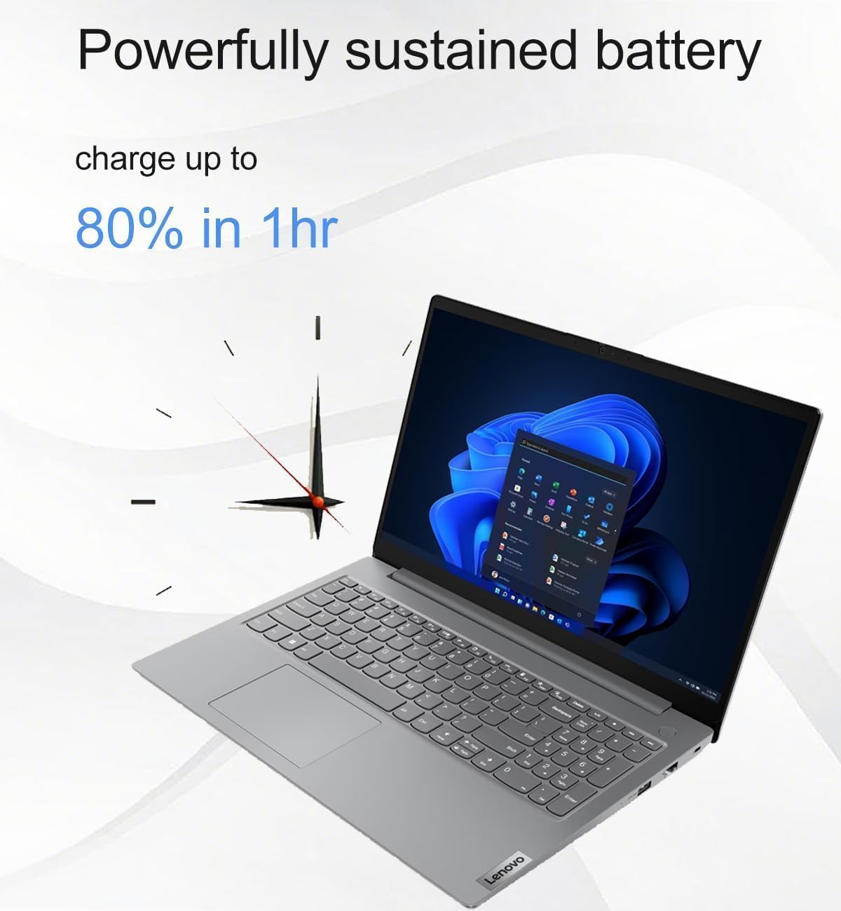 Lenovo Laptop V15 for Business and Student (15.6' FHD Anti-Glare, AMD Ryzen 5 7520U (> Intel i5-1235U), 16GB DDR5 RAM, 512GB SSD), Numeric Keypad, Webcam Ethernet, Wi-Fi 6, Win 11 Pro (Renewed)