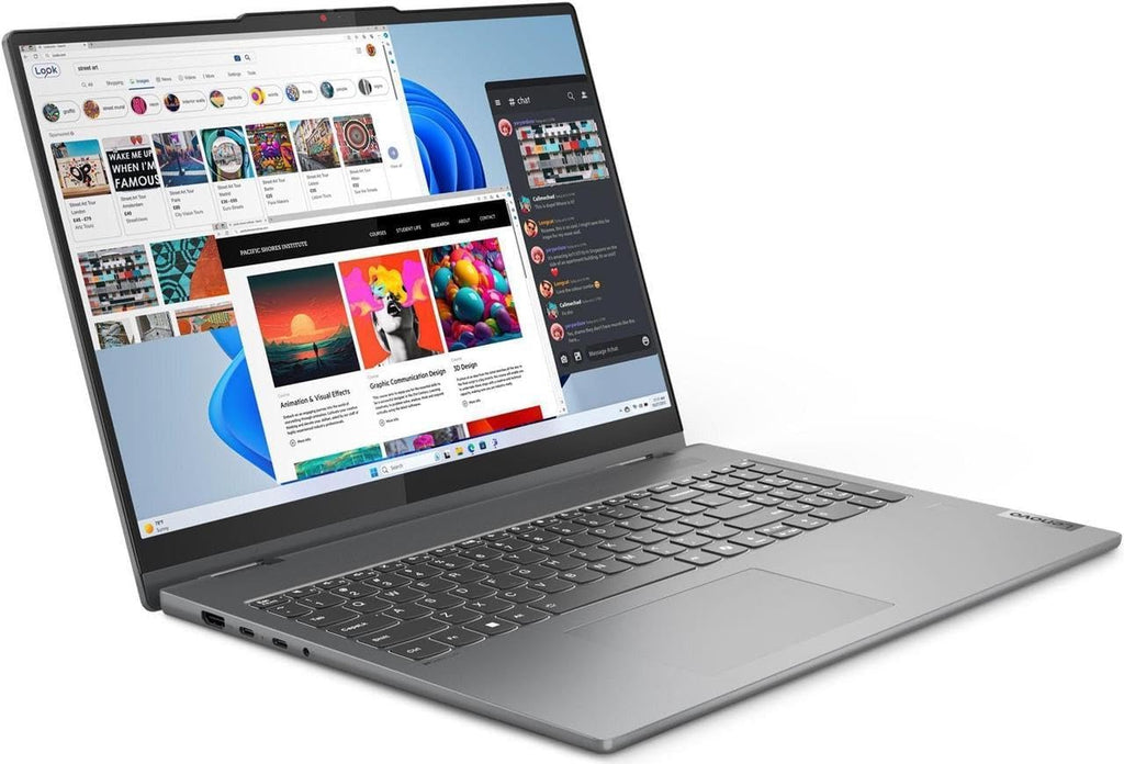 Lenovo IdeaPad 5 14' Touch Ryzen 7 2-in-1 Laptop, 14' FHD+ Touchscreen, AMD Ryzen 7 8845HS, 16GB RAM, 1TB SSD, FP Reader, Backlit KB, Stylus Pen, Wi-Fi 6, Win 11 Home