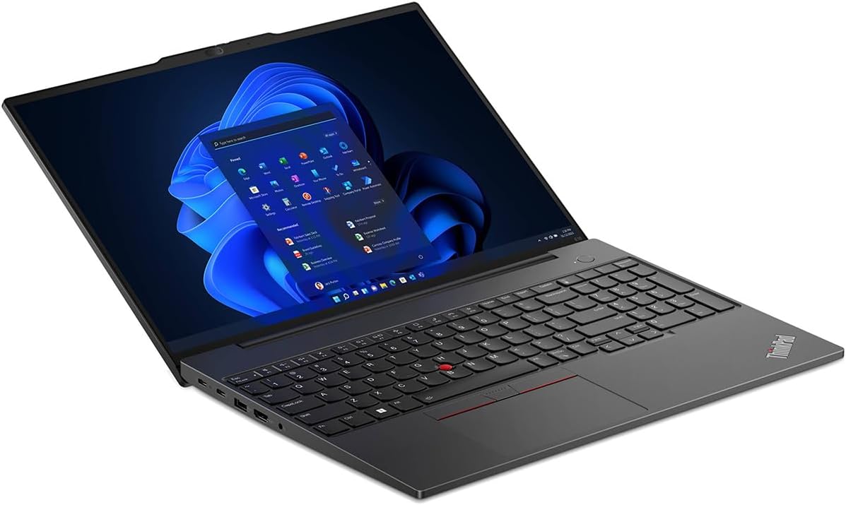 Lenovo ThinkPad E16 Gen 1 21JN0040US 16' Touchscreen Notebook - WUXGA - Intel Core i5 13th Gen i5-1335U - 16 GB - 512 GB SSD - English Keyboard - Graphite Black