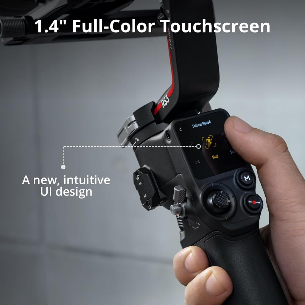 DJI RS 3 Mini, 3-Axis Gimbal Stabilizer for Cameras Canon/Sony/Panasonic/Nikon/Fujifilm, 2 kg (4.4 lbs) Tested Payload, Camera Gimbal with Native Vertical Shooting, Black