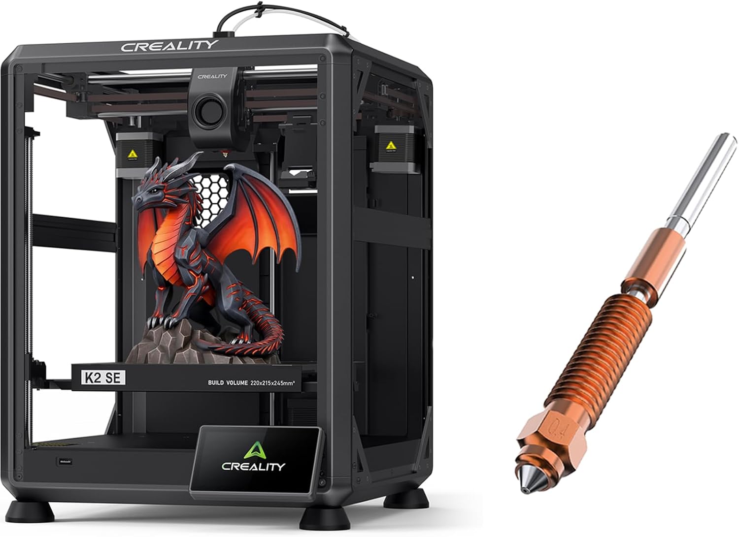 Creality K2 SE 3D Printer Bundle with K2 SE Nozzle 0.4mm 1PCS Bundle