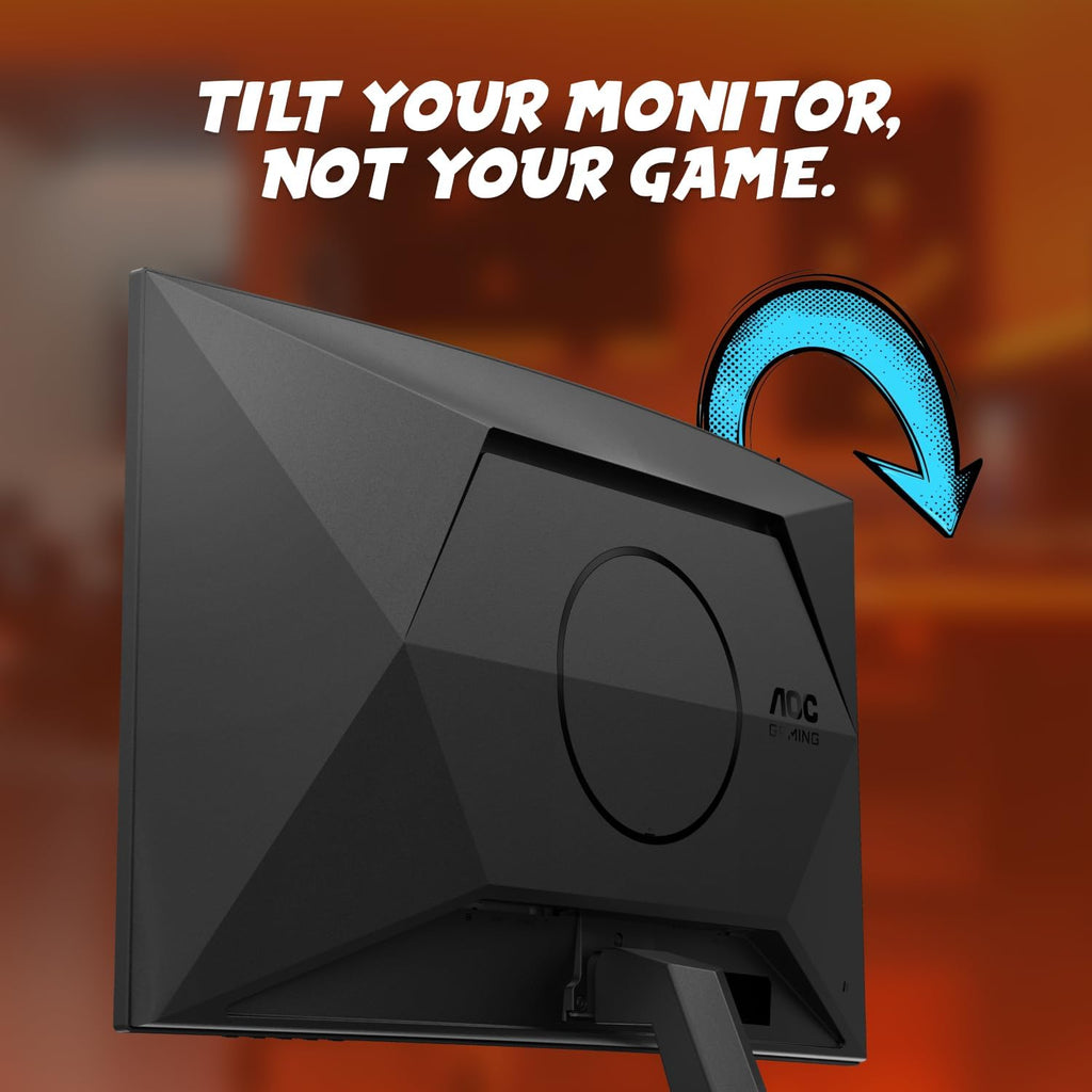 AOC CQ32G4VE 32' Curved Ultra-Wide Gaming Monitor QHD 2560x1440, 1500R, 180Hz, 0.5ms MPRT, 2X Display Port, HDMI, HDR, Gaming Console Compatible, 3-Year Zero Dead Pixel Guarantee