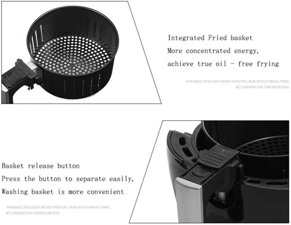 Large Electric Air Fryer Toaster Oven for Oil-Less Air Frying Cooking Large LED Digital Touch Screen Low Consumption and Overheat Protection Stabilize