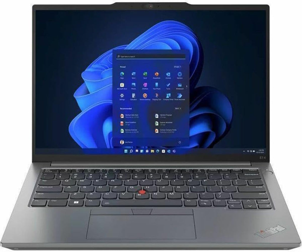Lenovo ThinkPad E14 Gen 5 21JR0019US 14' Notebook - WUXGA - 1920 x 1200 - AMD Ryzen 5 7530U Hexa-core (6 Core) 2 GHz - 16 GB Total RAM - 8 GB On-Board Memory - 256 GB SSD - Arctic Gray