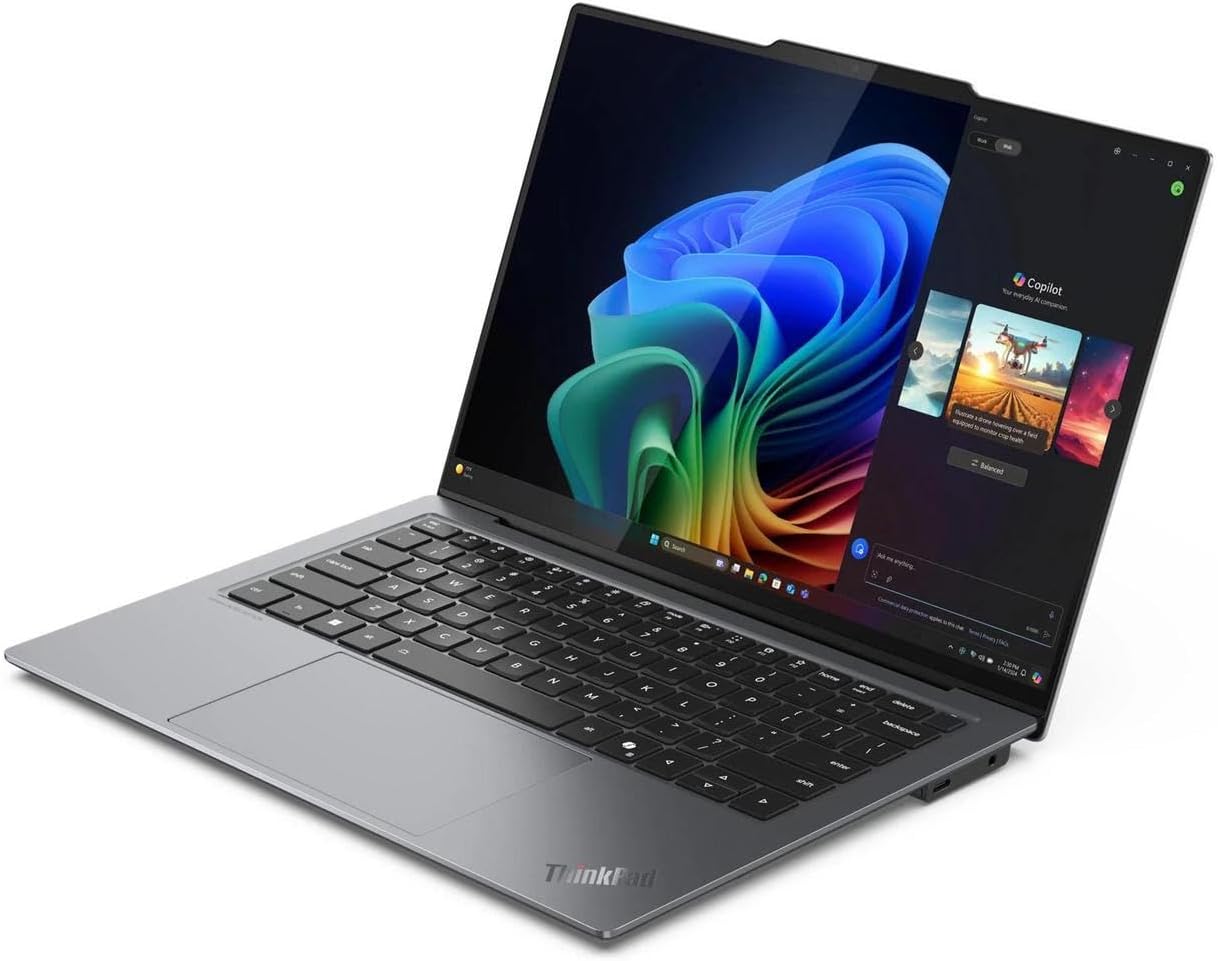 Lenovo ThinkPad X9 14 Aura Edition Laptop with Intel Core Ultra 7 258V Processor, 14' 2.8K OLED 500nits Touch Display, 32GB LPDDR5X-8533MT/s Memory, 1TB SSD, 8MP RGB+IR Cam, Wi-Fi 7, and Win 11 Pro