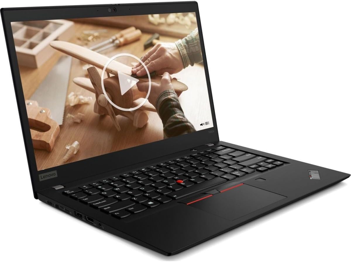 Lenovo ThinkPad T490s 14'' FHD Laptop Computer, Intel Quad-Core i7-8665U, 16GB RAM, 512GB SSD, Fingerprint, CAM, HDMI, Windows 11 Pro ThinkPad Laptop (Renewed)