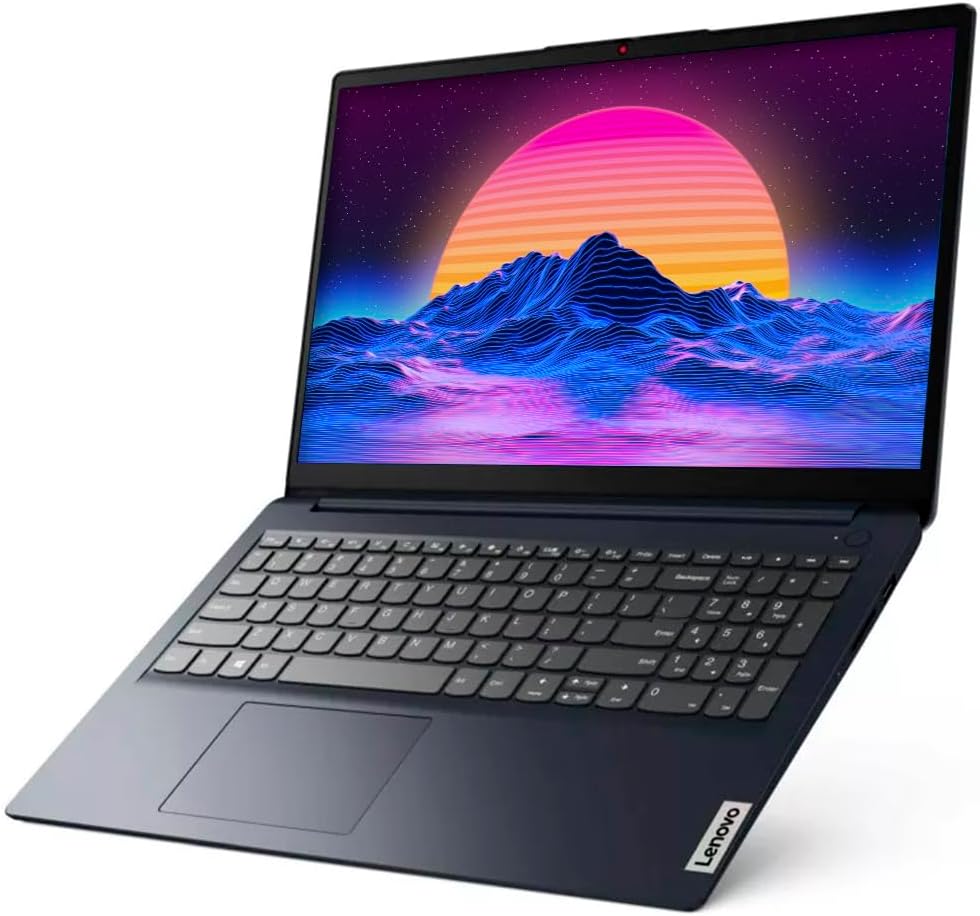 Lenovo Idea Pad 1 Laptop in Blue AMD Ryzen 3 up to 4.1Ghz 15.6in FHD 8GB DDR5 RAM 256GB SSD Win 11 (ID3 - Renewed)