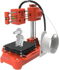 3D Printer Mini Desktop Printing Machine for Kids 100x100x100mm Printing Size Removable Platform One-Touch Printing with TF Card Sample Filament Orange