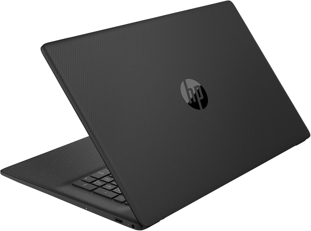HP 17.3' Business Laptop Computer, Intel 10-Core i5, 4GB RAM 256GB SSD, Windows 11 with AI Copilot Ready, Numeric Keypad, Camera Privacy Shutter, PLUSERA 8-in-1 Hub Included, Jet Black