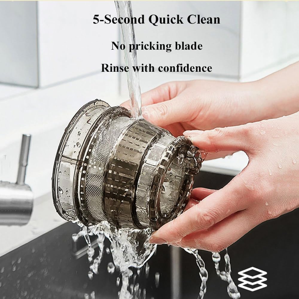 Juicer Machine,Big Mouth Large 3 Inch Feed Chute,800W Power,65rpm/Min,500ML Centrifugal Juicer,For Whole Fruits And Veg,Easy To Clean,With Juice Cup,Cleaning Brush,White