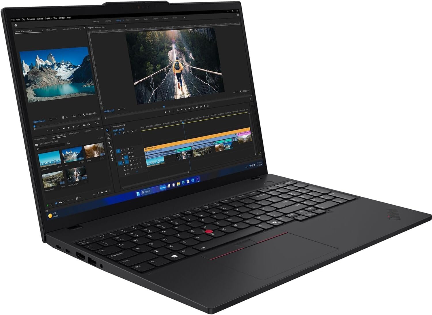 Lenovo ThinkPad T16 Gen 3 Business AI PC Laptop (16' FHD+ Touchscreen, Intel 12-Core Ultra 7 155U (> i7-1355U), 64GB DDR5 RAM, 4TB SSD), 2X Thunderbolt 4, Fingerprint, Backlit, 5MP Webcam, Win 11 Pro