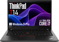 Lenovo Thinkpad T14 Gen 1 Laptop, 14' Full HD (1920 x 1080) Display, Quad-Core i7-10510U, 16GB DDR4 RAM, 512GB SSD, Backlit Keyboard, HDMI, Windows 11 Pro (Renewed)