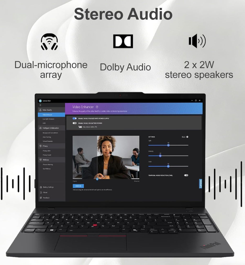 Lenovo ThinkPad T16 Gen 4 Business AI Laptop (16' FHD+, AMD Ryzen AI 7 PRO 350 (> Intel Ultra 7 255U), 16GB DDR5, 512GB SSD) Copilot+ PC, 2x Thunderbolt 4, Backlit, Fingerprint, IR Webcam, Win 11 Pro
