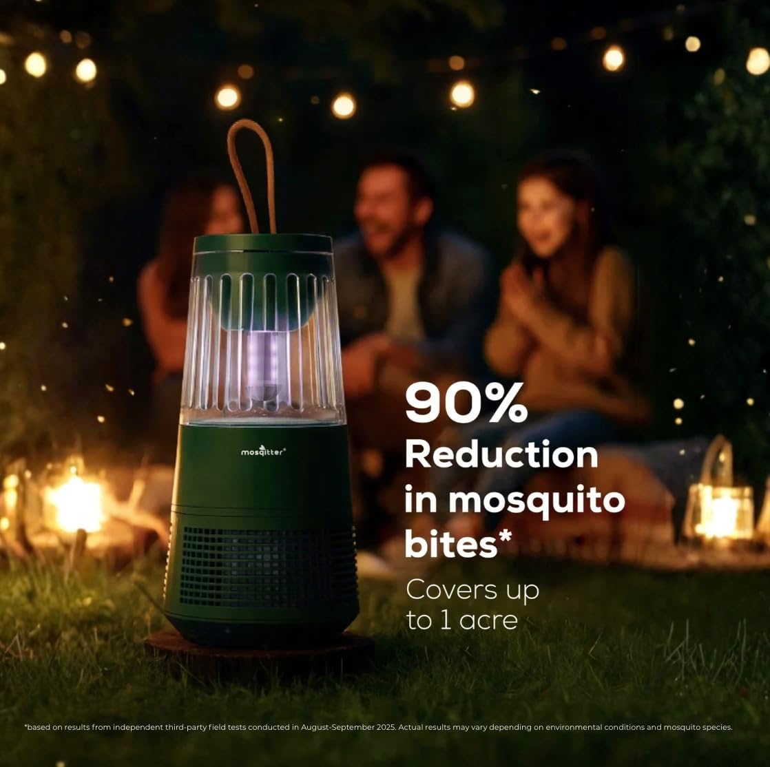Mini, Mosquito Killer Outdoor, Indoor Flying Mosquito Trap, Indoor Bug Catcher Plug in, 1 Acre Coverage, Flying Insect Trap