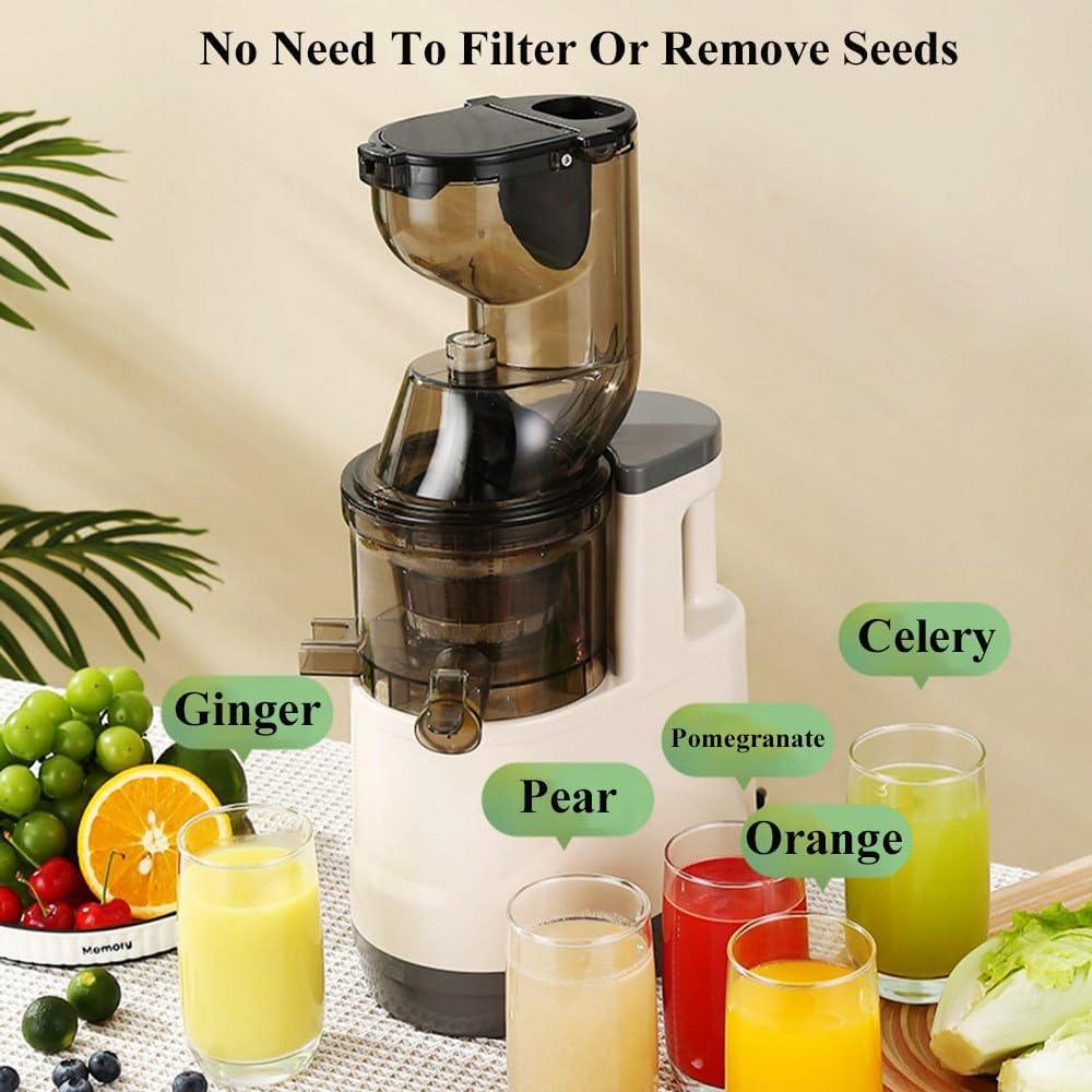 Juicer Machine,Big Mouth Large 3 Inch Feed Chute,800W Power,65rpm/Min,500ML Centrifugal Juicer,For Whole Fruits And Veg,Easy To Clean,With Juice Cup,Cleaning Brush,Blue