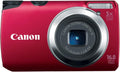Canon Powershot A3300 IS 16 MP Digital Camera with 5x Optical Zoom (Red)