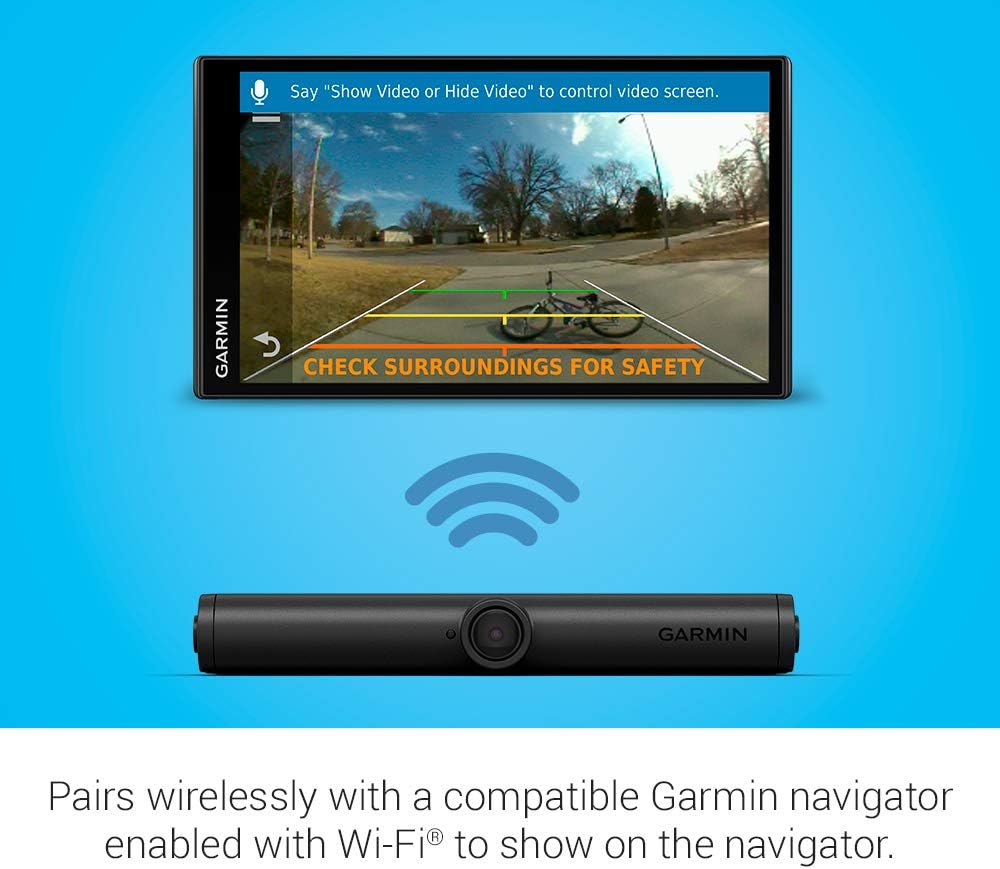 Garmin BC 40, Wireless Backup Camera, Works with Compatible Garmin Navigators, Black