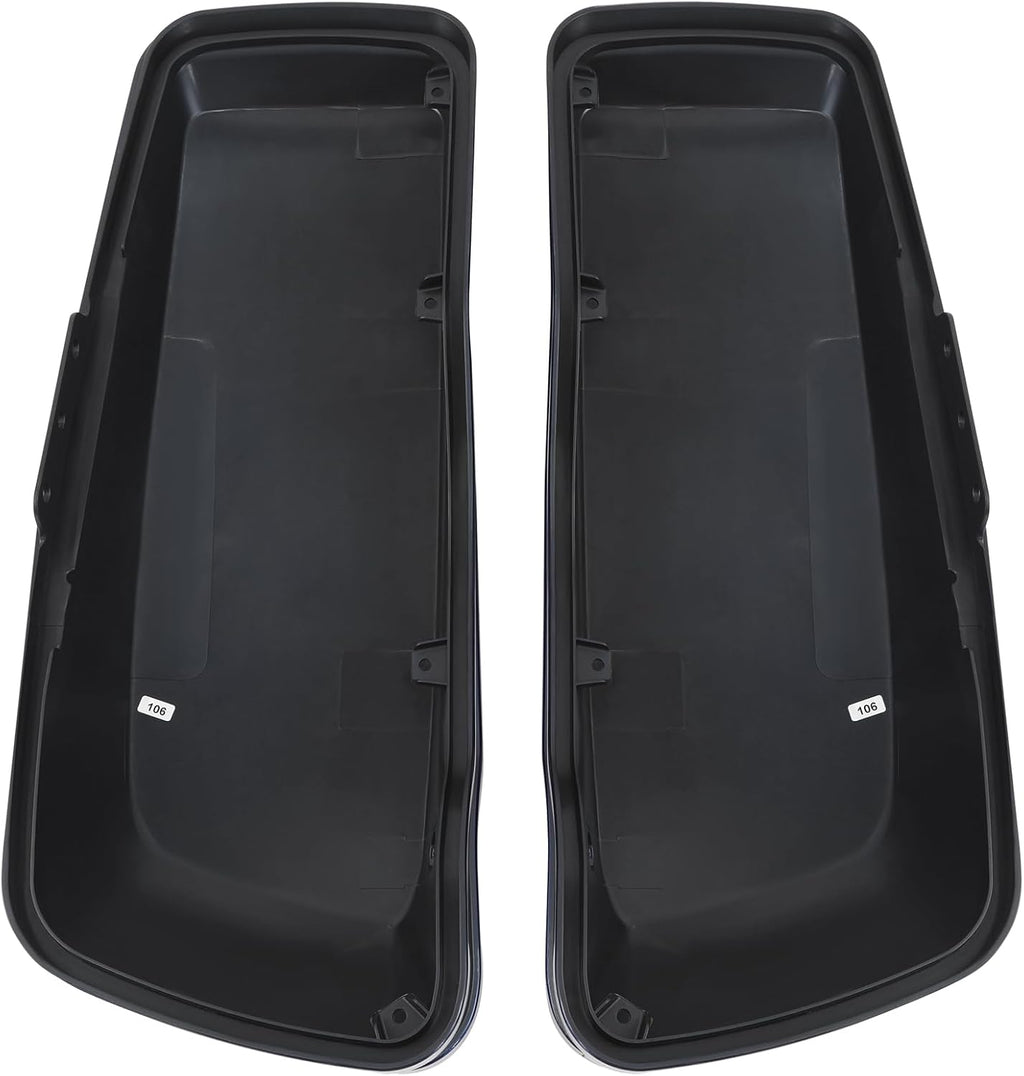 HR3 Superior Blue Hard Saddlebag Lids Compatible with 2014-later Harley Touring Road King Road Glide Street Glide Ultra Limited Electra Glide Standard