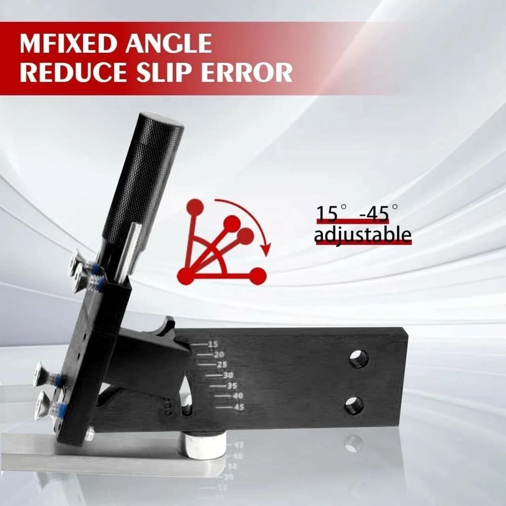 Lawn Mower Blade Sharpener & Magnetic Balancer Kit, 15°-45° Adjustable, Replacement for BARTOO OEM