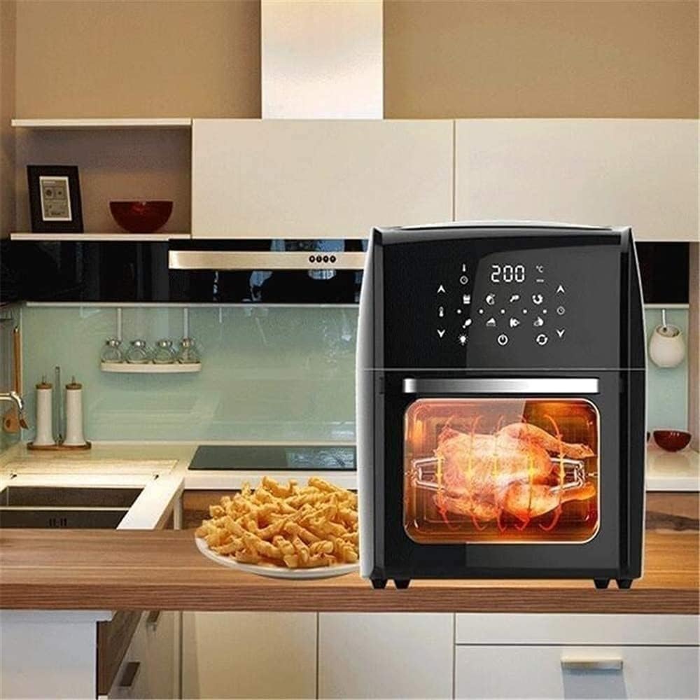 8-in-1 Air Fryer Oven, Electric Hot Airfryer Oven Oilless Cooker, 10.5 Quart Toaster Oven Air Fryer Combo, Digital LCD Touch Screen, Roast, Bake, Dehydrates