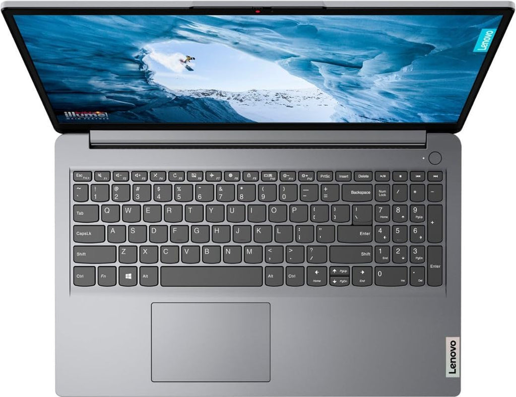 Lenovo IdeaPad 2025 Slim Laptop, 12GB RAM, 756GB Storage (256GB SSD & 500GB External), Dual Core Intel Processor, 15.6 Inch Anti-Glare Display, WiFi 6, HD Webcam, Long Battery, Office 365, Win 11