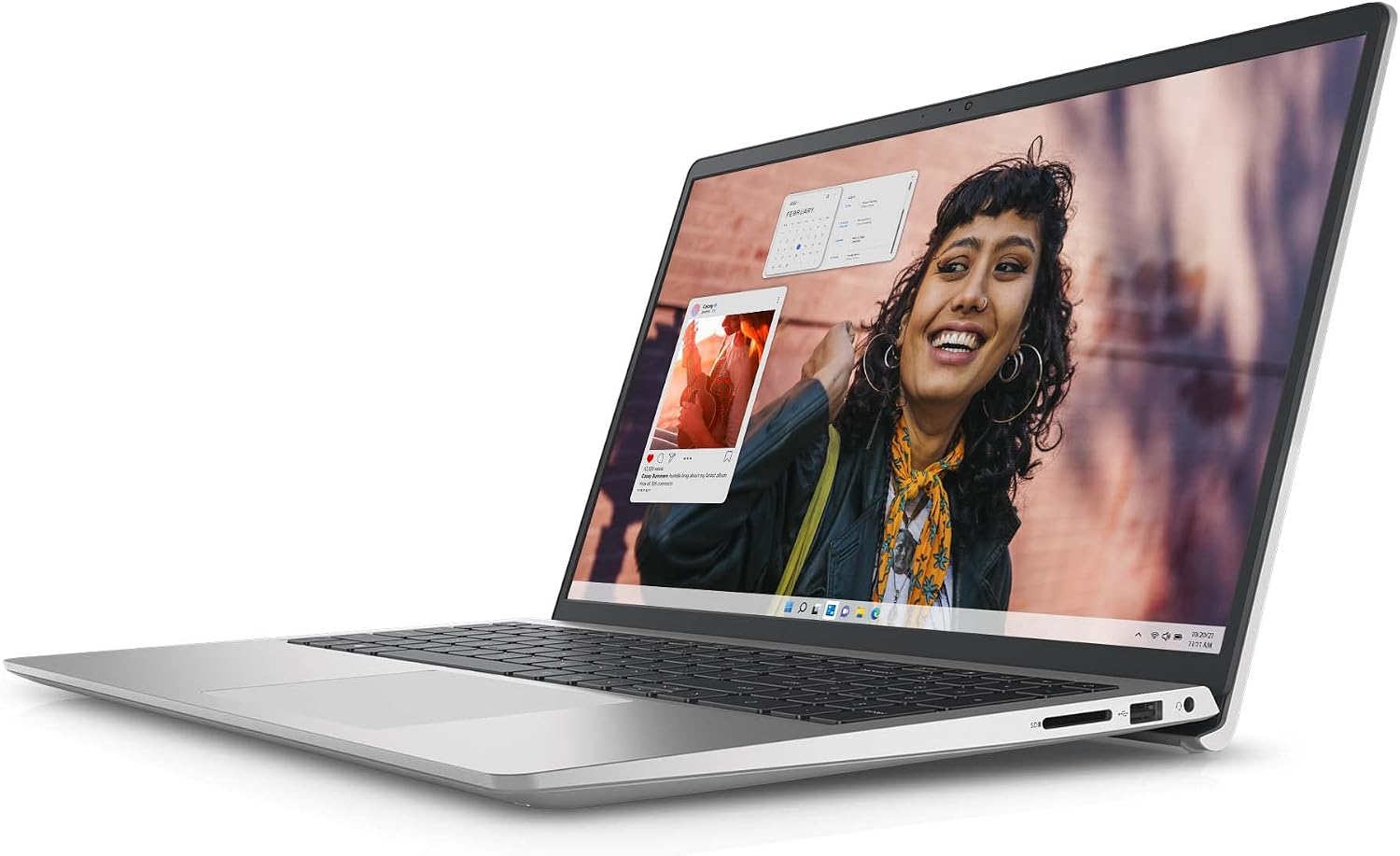 Dell Inspiron 3530 Laptop - 15.6-inch FHD (1920x1080) Touchscreen Display, Intel Core i7-1355U, 16GB DDR4 RAM, 1TB SSD, Intel Iris Xe Graphics, Windows 11 Home - Platinum Silver
