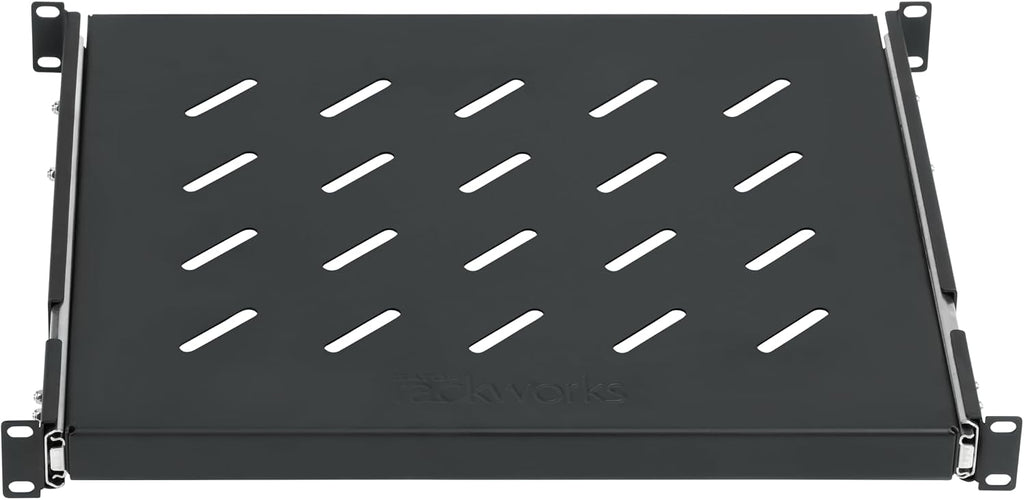 Gator Rackworks Universal Rack Mounting 1U Sliding Shelf with 13.8' Depth, (GRW-SHELF1SLD)