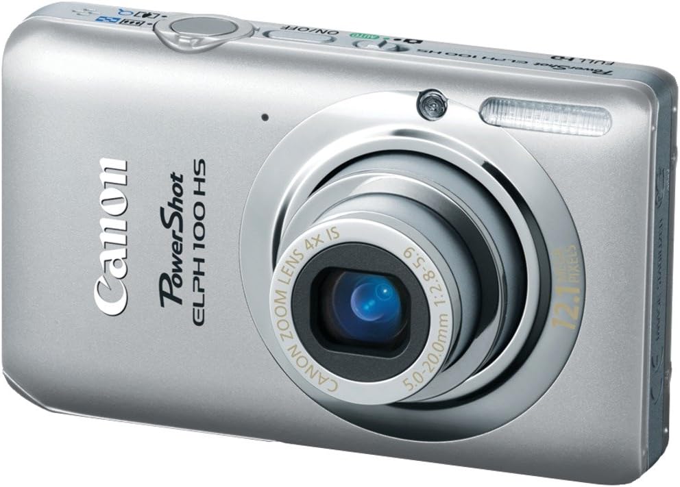 Canon PowerShot ELPH 100 HS 12.1 MP CMOS Digital Camera with 4X Optical Zoom (Silver)