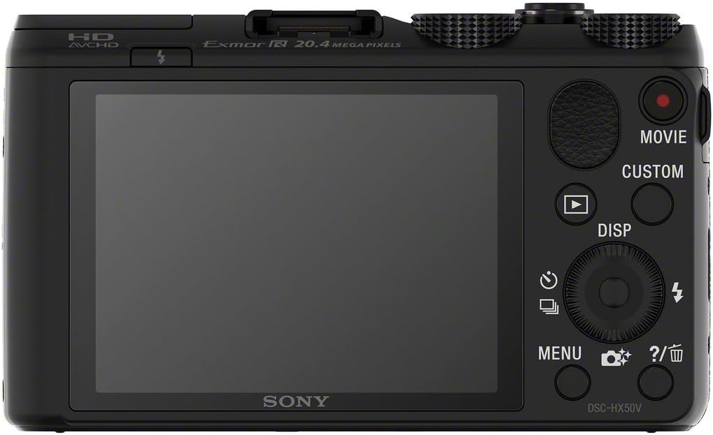 Sony DSC-HX50V/B 20.4MP Digital Camera with 3-Inch LCD Screen (Black)