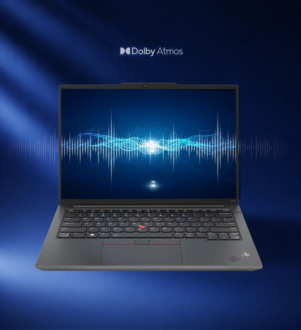 Lenovo ThinkPad E14 Business Touchscreen Laptop (14' FHD+, Intel Core i5-1335U (> i7-1255U), 16GB RAM, 512GB SSD), Fingerprint Reader, 1080p Webcam, Backlit, Thunderbolt 4, Ethernet, Wi-Fi, Win 11 Pro
