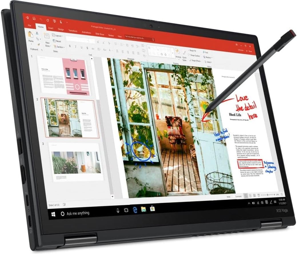Lenovo ThinkPad X13 Yoga Gen 2 Touchscreen Laptop, Intel Core i5-1145G7, 16GB DDR4, 512GB SSD, Backlit Keyboard, HDMI, 13.3' Full HD Display, Windows 11 Pro (Renewed)