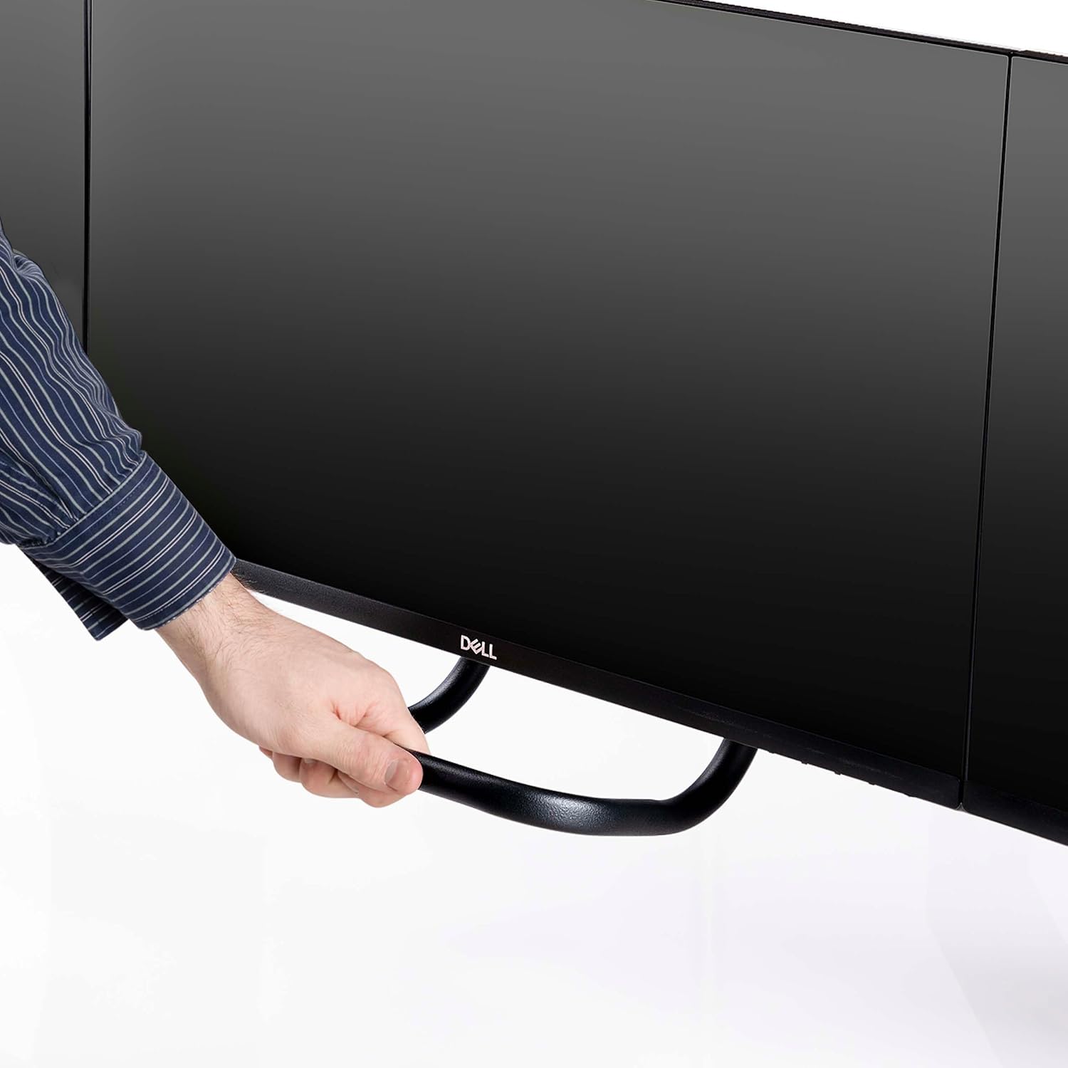 StarTech.com Desk Mount Triple Monitor Arm w/Crossbar for Up to Three 27in Screens, VESA 75x75/100x100, Tool-Less Arm Adjustments