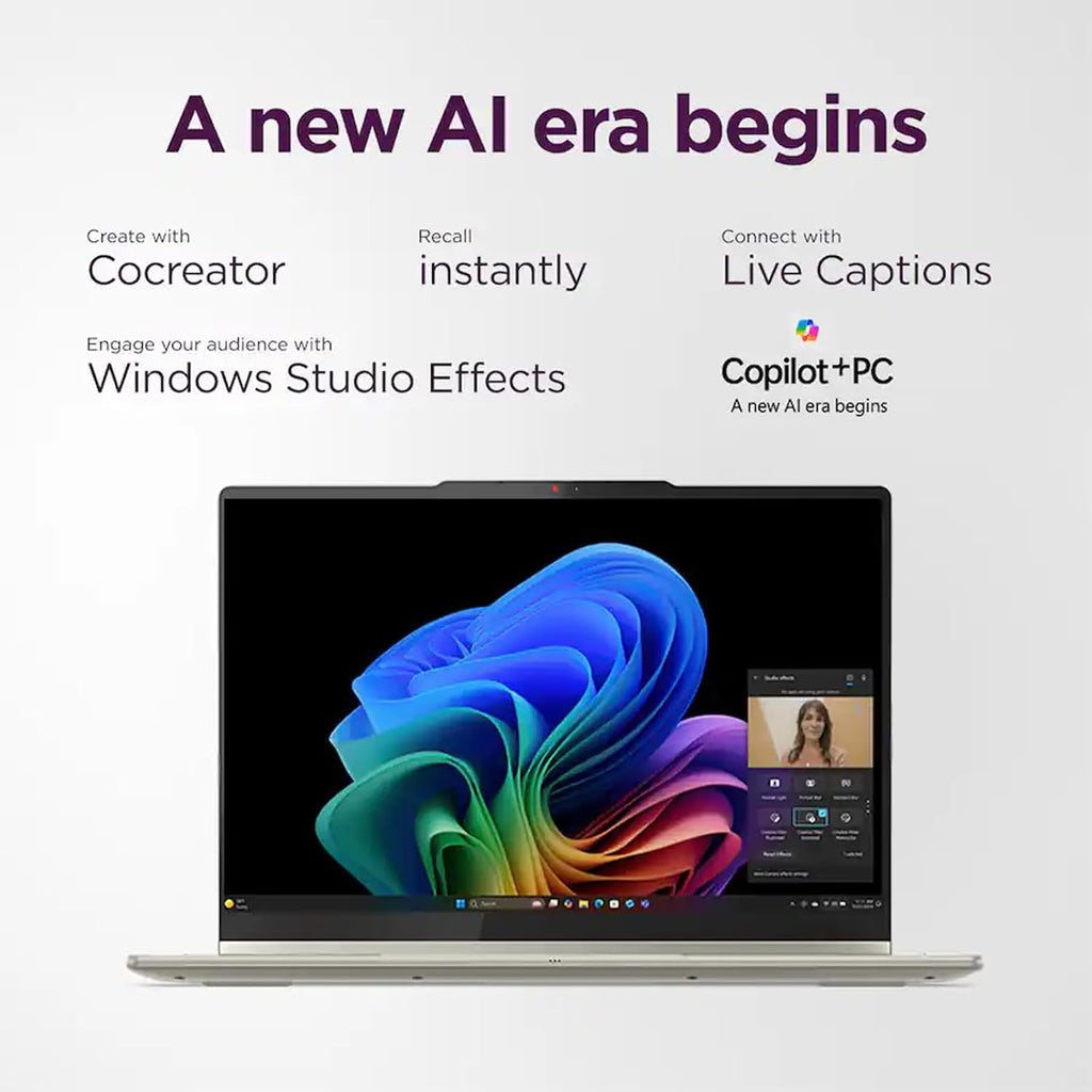Lenovo Yoga 7 2-in-1 Copilot+ AI PC Laptop, 14' 2K OLED Touch (100% DCI-P3), AMD Ryzen AI 5 340 (Up to 50 Tops), 16GB LPDDR5, 512GB SSD, for Creator Business Professional, Windows 11, EAT 16GB USB PEN