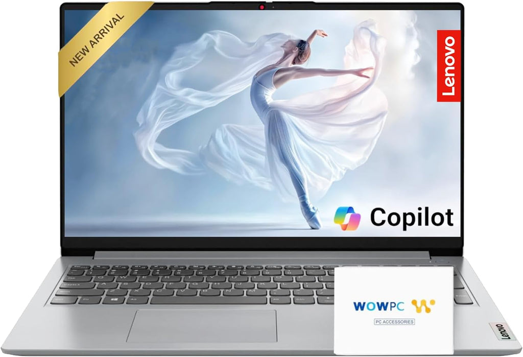 Lenovo IdeaPad 15.6 inch Laptop Computer with Microsoft 365 Home and Business • 12GB RAM • 256GB PCIe SSD • Intel Core • 11HR Battery • Wi-Fi 6 • 1TB Cloud Storage • Windows 11 • WOWPC Recovery USB