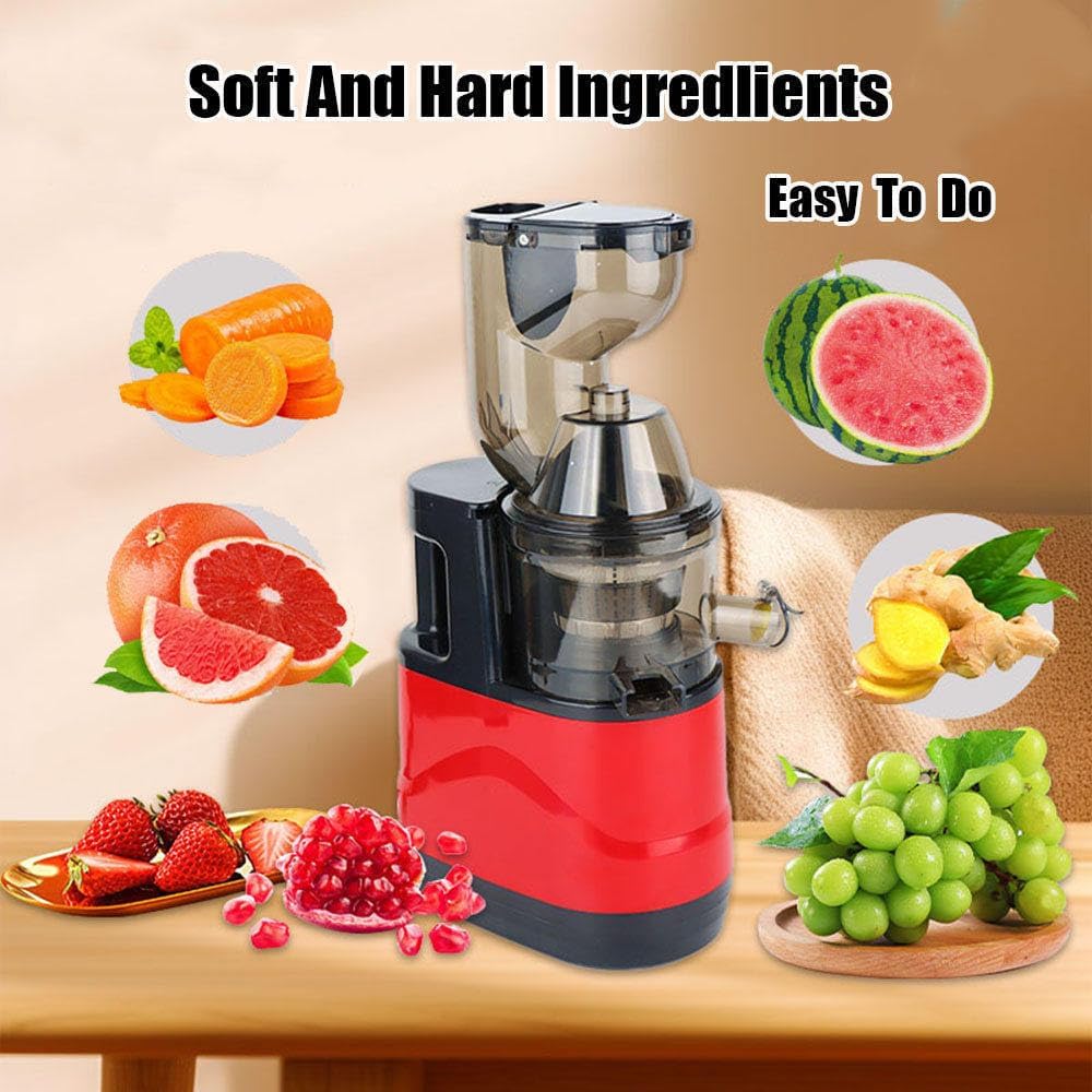 Juicer Machines, 500w Cold Press Juicer Machines With 3.3' Large Feed Chute, Self Feeding, High Juice Yield Easy to Clean, Juicer Machines For Vegetables and Fruits