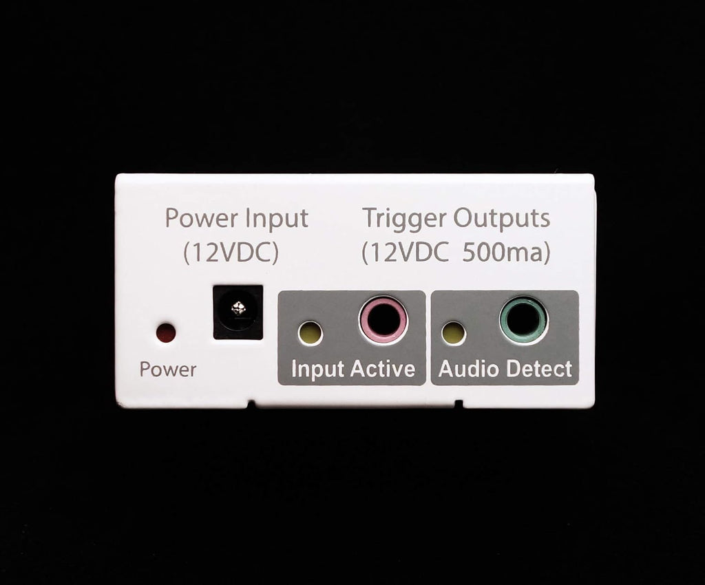 Digital Audio Trigger Device with 12V Outputs - BobWire DAT1 Ads a 12 Volt Trigger Output to TVs, Streamers & DACs, auto Power on amplifiers or TV Lifts. Compatible with Sonos Connect & Echo Link.