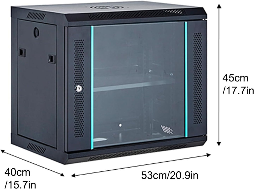 Home Stereo System Entertainment Components Cabinet Media Stand with Adjustable Shelves, Multifunctional Entertainment Center, HiFi Amplifier Rack(45cm/17.7in)