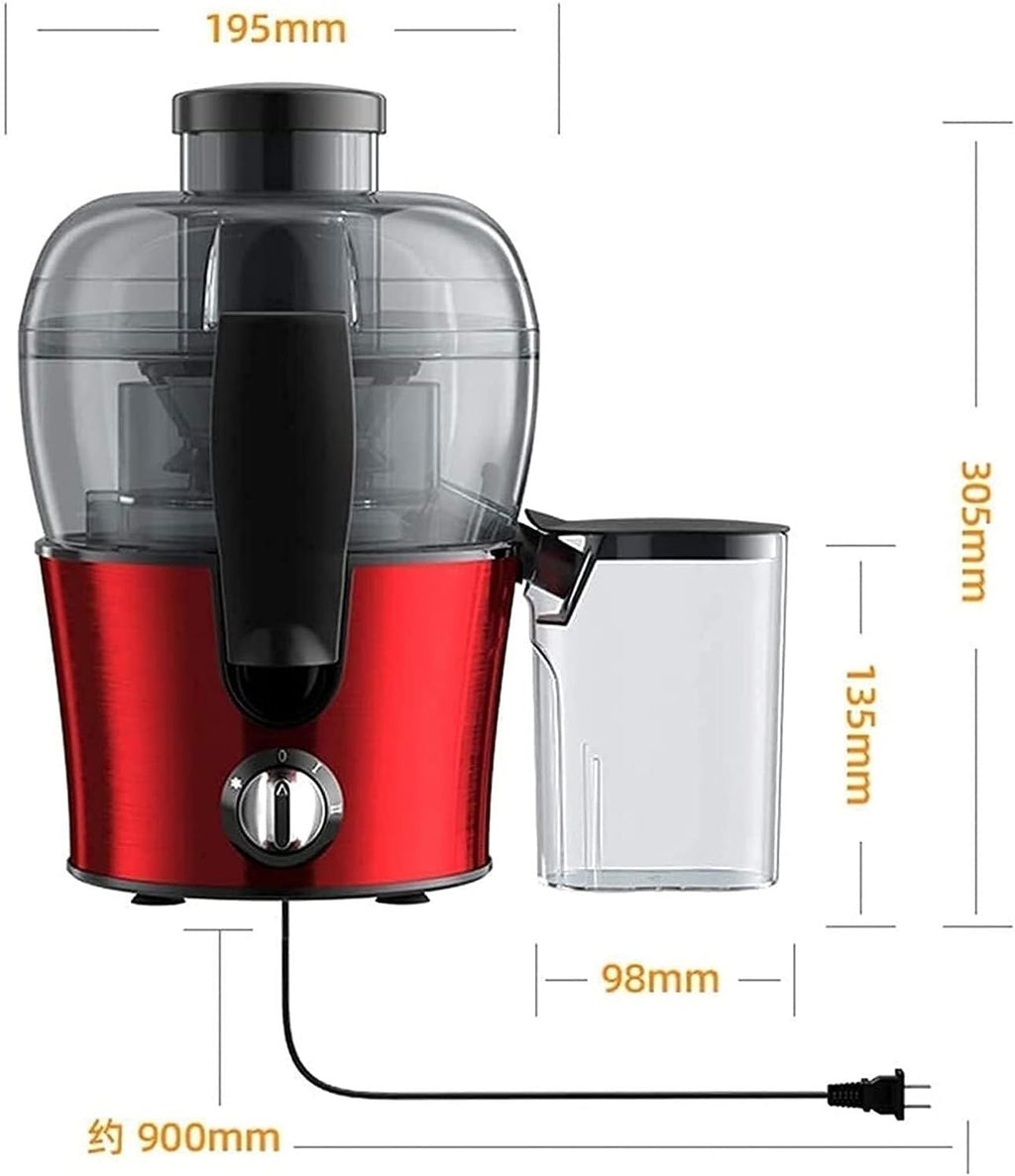 400W Juicer Machine for Fruit & Vegetables, 1.5L Capacity, 3-Speed Control, Quiet Masticating Juicer, Easy to Clean, Food Prep