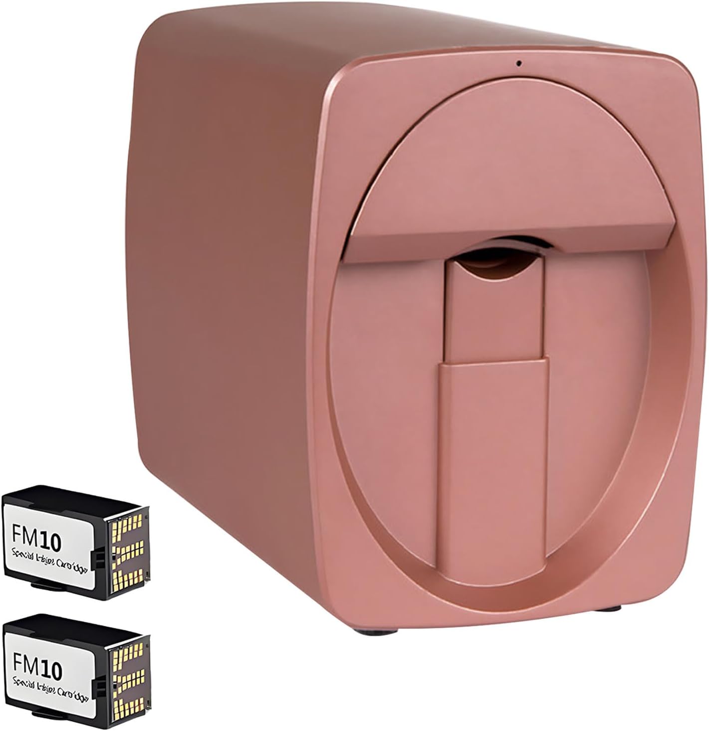 Professional 3D Nail Printer Mini Printer for Nails with 2 Ink Cartridges, Multifunction Portable Mobile Nail Painting Machine for Kid/Nail Studio/Manicurist/Nail Lovers B
