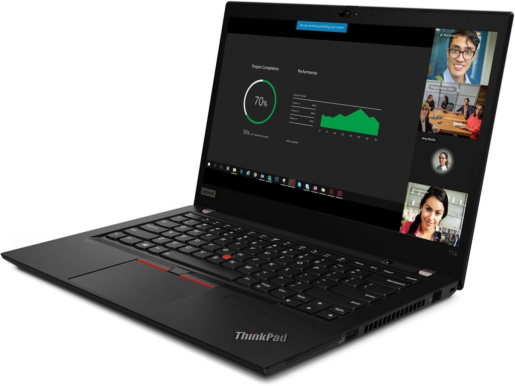Lenovo ThinkPad T14 Gen 2 Laptop with 14' FHD Non-Touch Display, Ryzen 5 PRO 5650U Processor, 16GB Memory, 512GB SSD, 4G LTE Mobile Broadband, 3 Year Warranty, Backlit Keyboard, and Windows 11 Pro