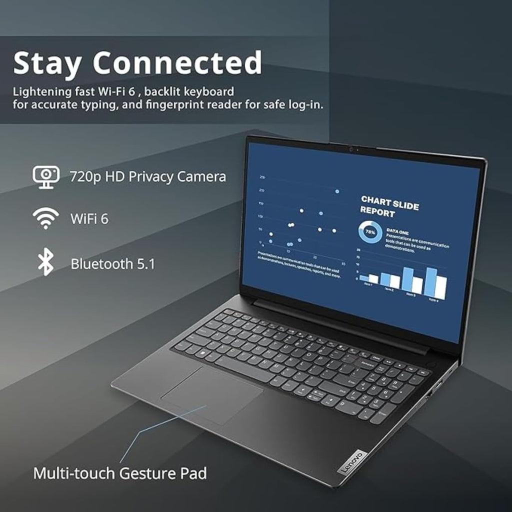 Lenovo Premium Series 15.6' IdeaPad Laptop | 12GB RAM | 256GB PCIe SSD | 1 Year Office 365 w/ 1TB Cloud Storage | Ready for Business & Academics | Intel Core | Wi-Fi 6 | Windows 11