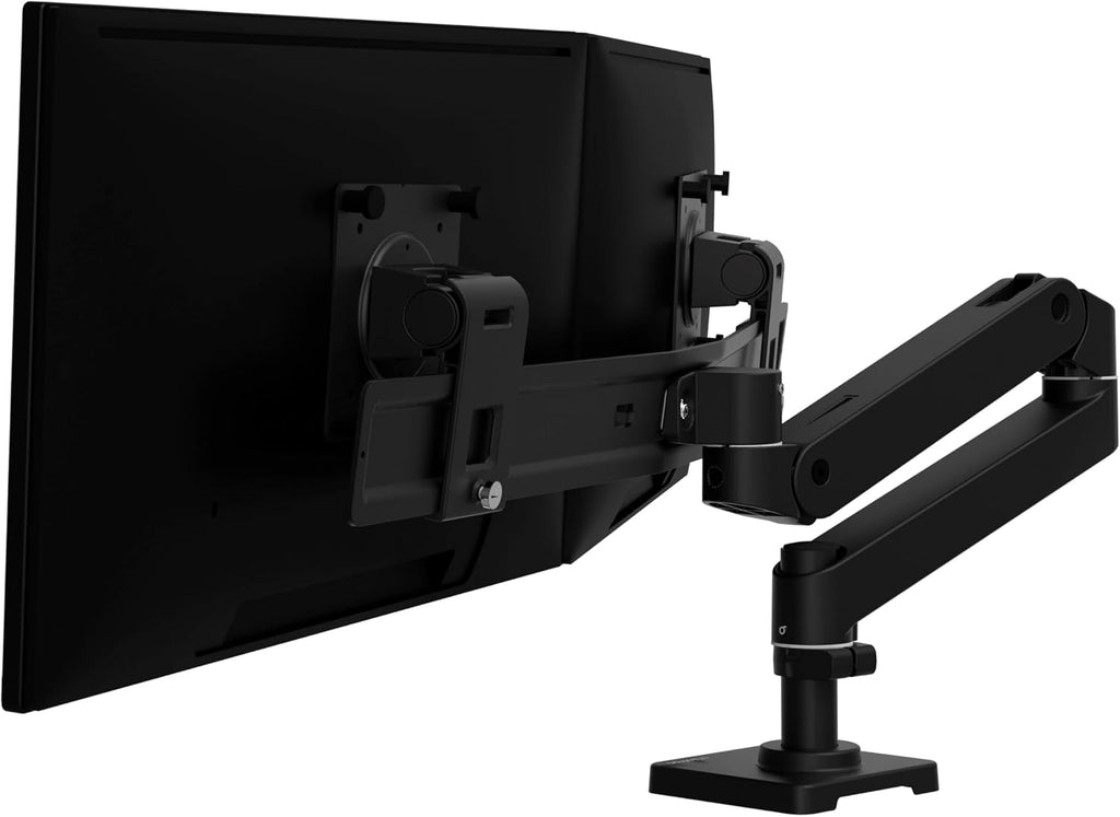 Ergotron – Upgraded LX Pro Premium Dual Direct Monitor Arm, VESA Desk Mount – for 2 Monitors Up to 27 Inches, 9 lbs Each – Matte Black