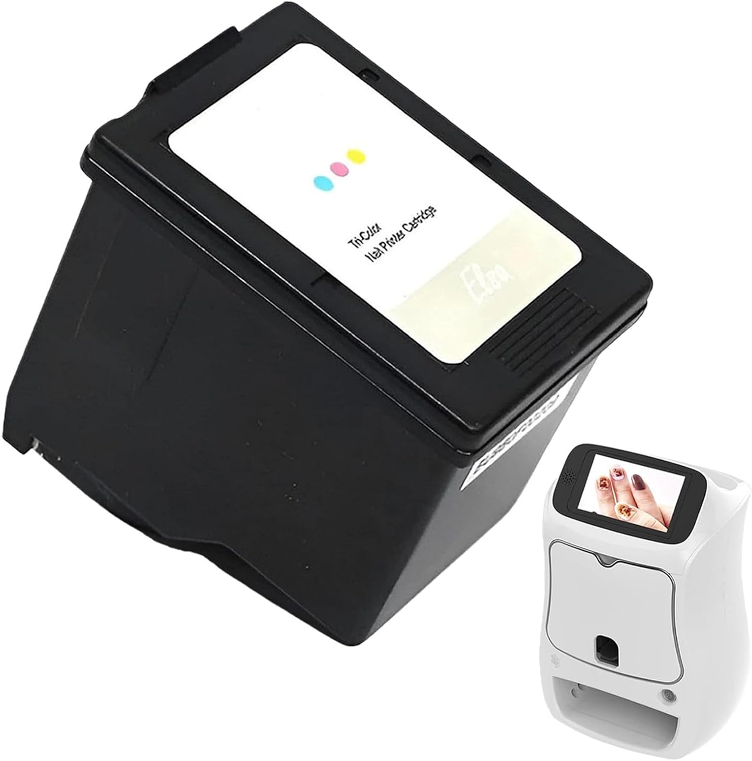 3D Nail Printer Printer Ink Cartridge, High-Definition Painting for 800 Nails, Replacement for Nail Art Equipment and for Girls' Home Beauty & Personal Care Whiteinkcartridge