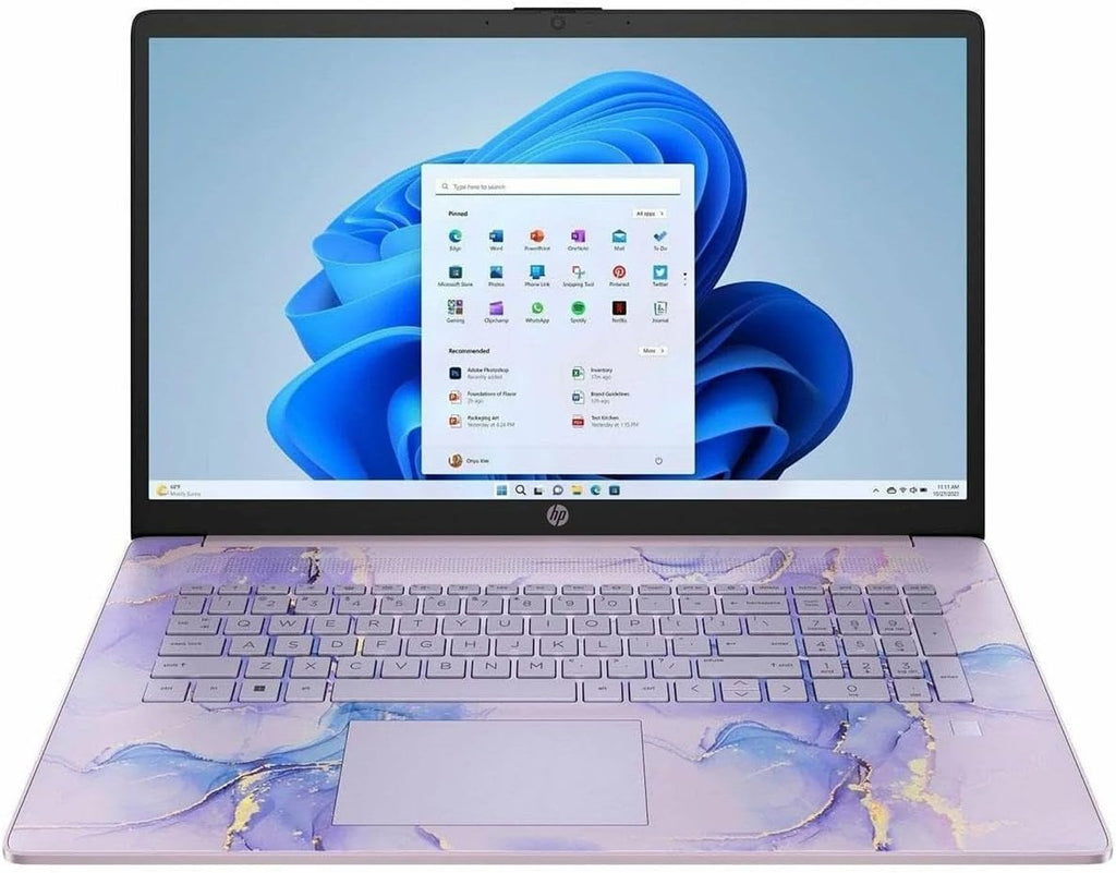 HP 17-cn0000 17-cn0513nr 17.3' Notebook - HD+ - Intel Celeron N4500-4 GB - 256 GB SSD - Winter Lavender, Natural Silver - Intel Chip - 1600 x 900 - Windows 11 Home - Intel UHD Graphics - in-Plane Sw