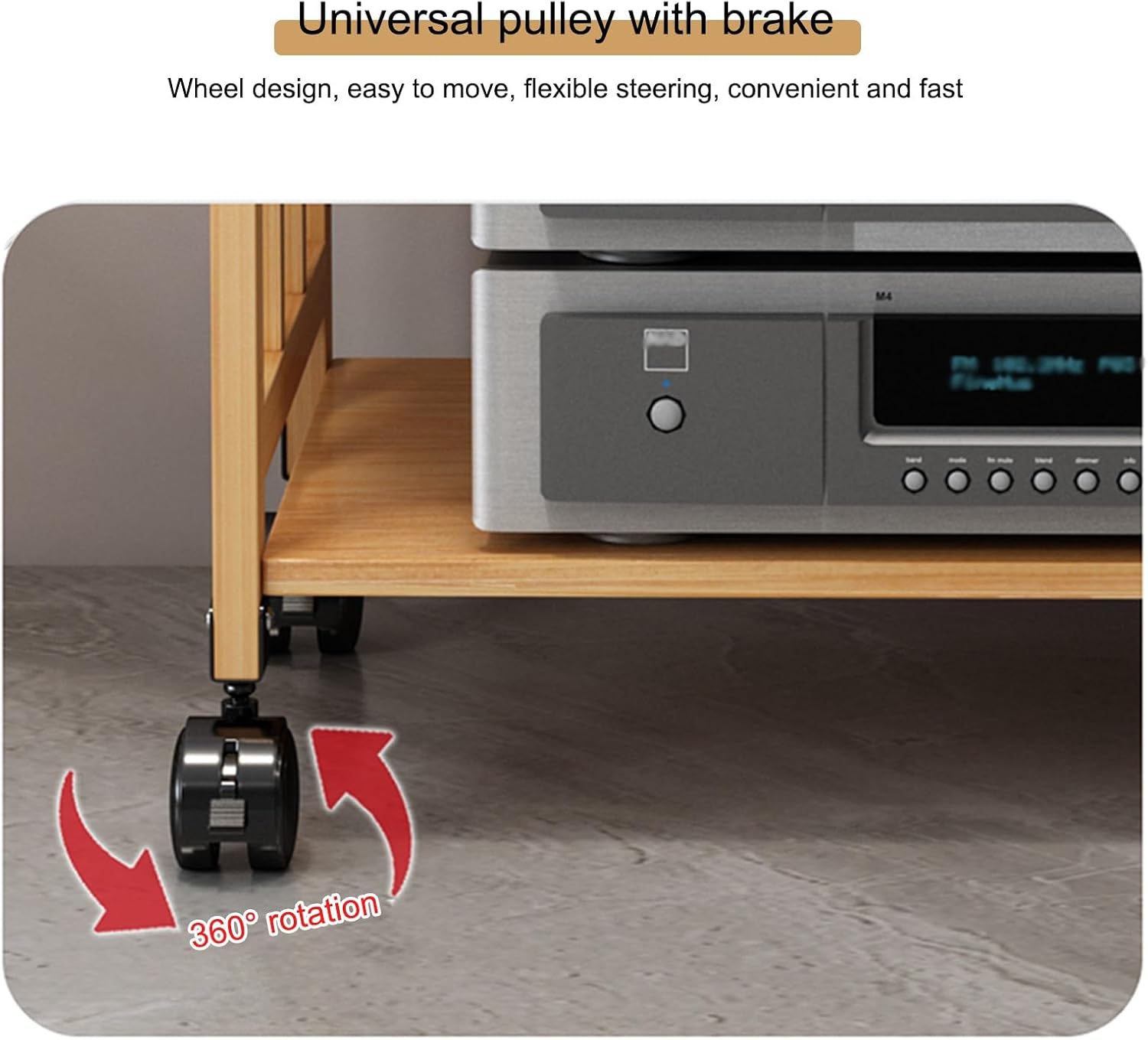 3 Tier Media Stand With Storage Shelves Corner Stereo Cabinet For Audio Visual Equipment Stereo Racks And Stands Media Audio Tower Cabinet,One Color50Cm/19.7In
